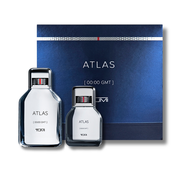 Tumi Atlas Gift Set Eau De Parfum 6.8FL.OZ & 1.0FL.OZ For Men