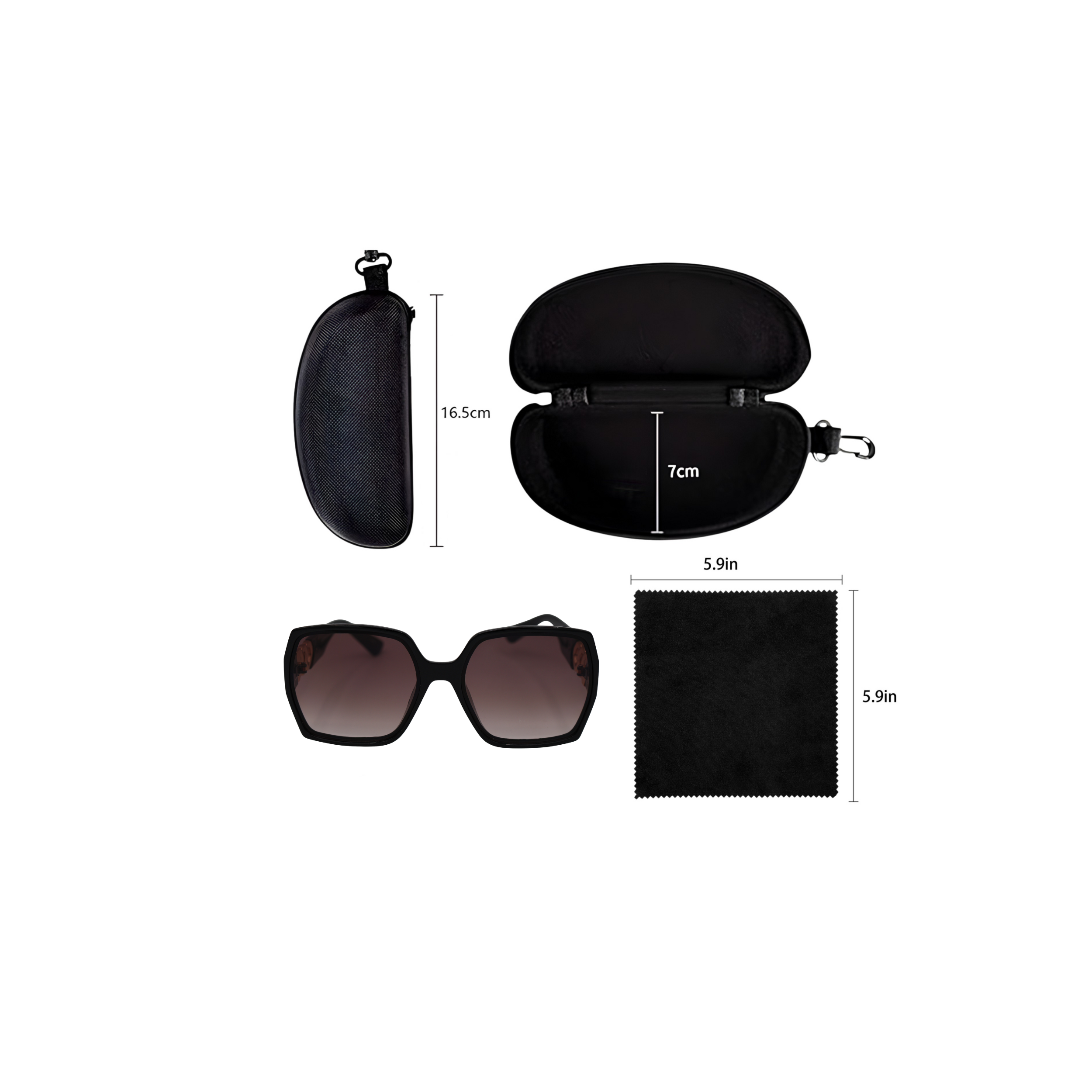 GAFAS DE SOL CUADRADAS VERDES SUN175 F3134