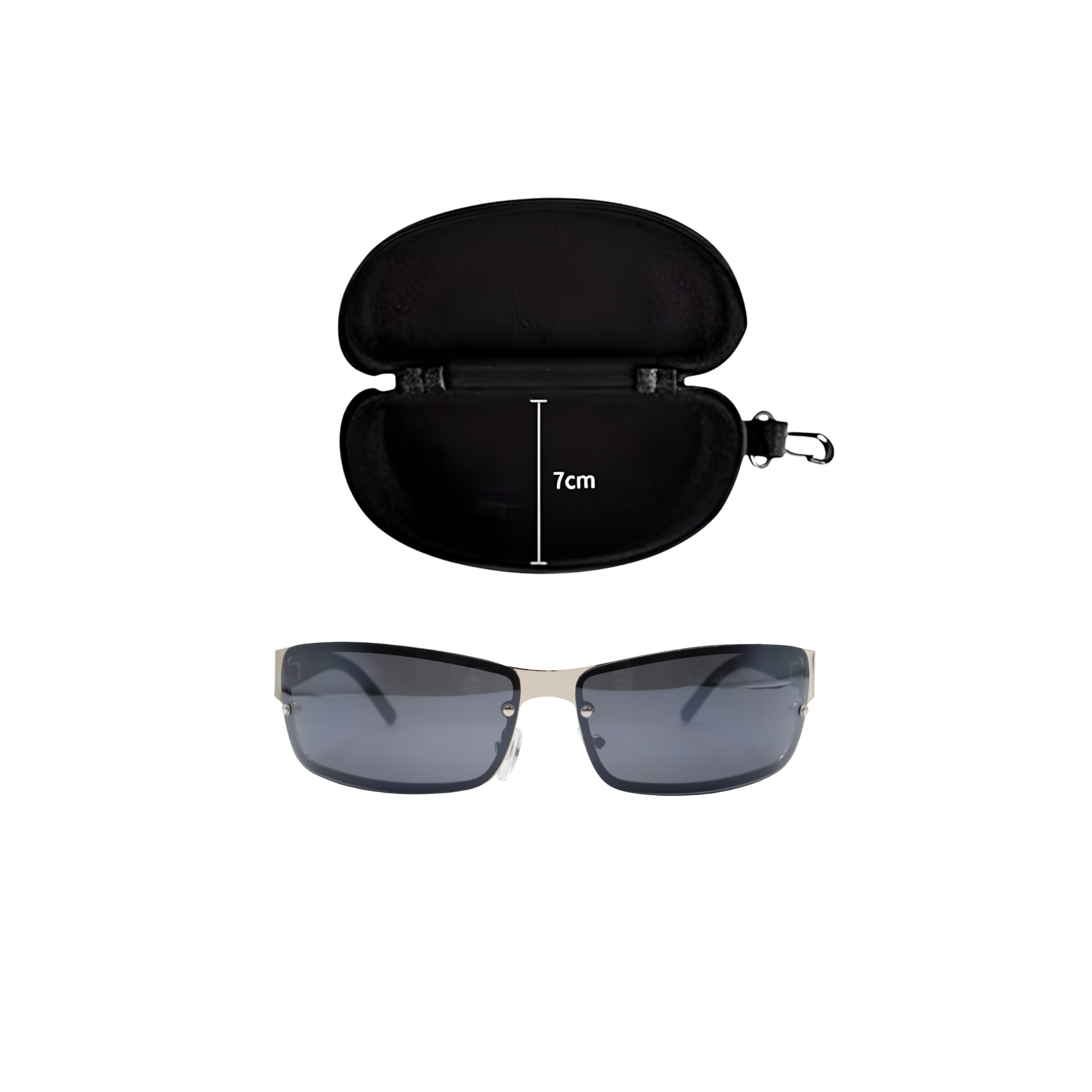 GAFAS DE SOL DEPORTIVAS DE METAL NEGRO SUN117 J3165