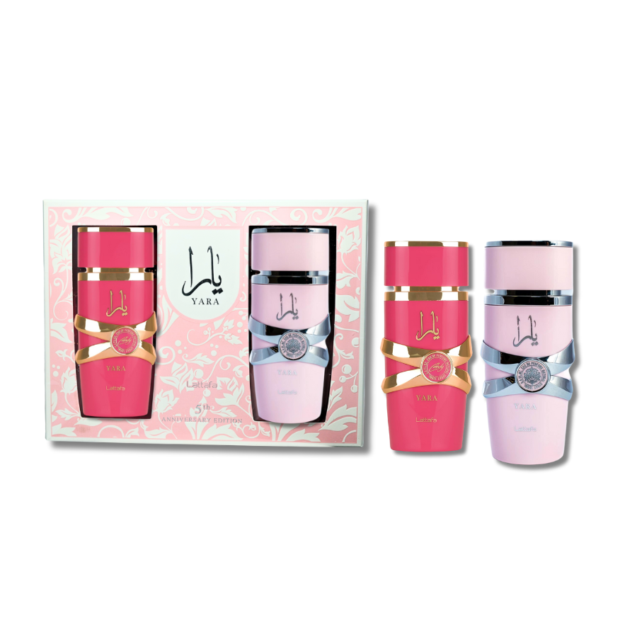 Lattafa 5th Anniversary Edition Yara & Yara Candy Eau De Perfum 3.4FL.OZ X 2 For Women