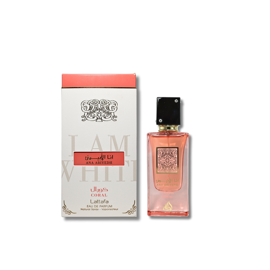 Lattafa Ana Abiyedh Coral Eau De Pafum 2.04FL.OZ For Women