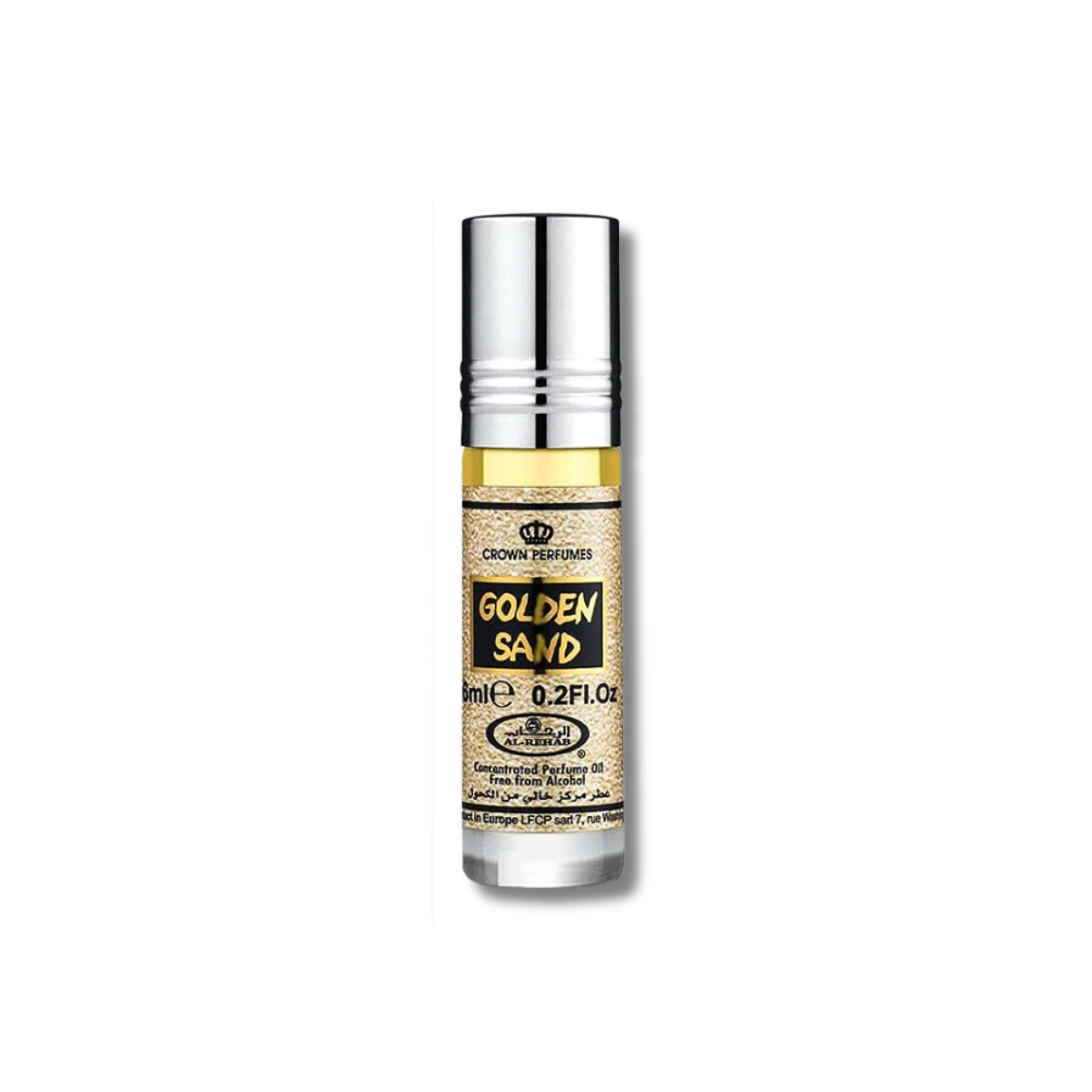 Al Rehab Golden Sand Roll On Perfume 6Pcs x 0.2FL.OZ For Unisex