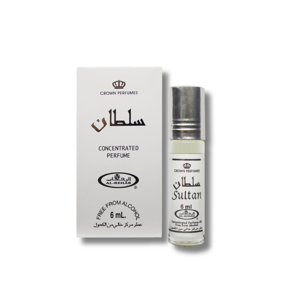 Al Rehab Sultan Roll On Perfume 6Pcs x 0.2FL.OZ For Unisex