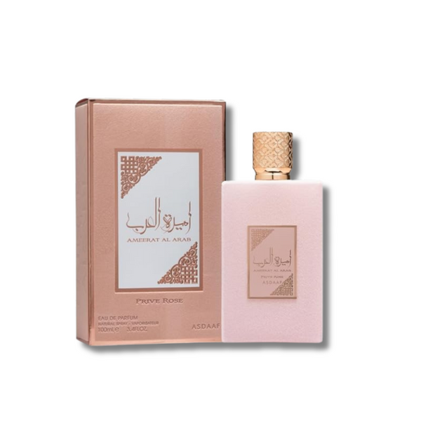 香水(女性用) AMBERAT AL ARAB Eau de Parfum 100ml Ameerat Al Arab Prive Rose Perfume Spray 3.4FL.OZ For Women