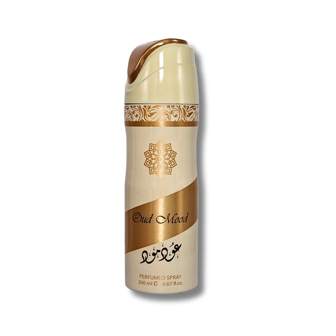 Lattafa Oud Mood Gift Set Eau De Parrfum 3.4FL.OZ, Deoderant 6.6FL.OZ & Hair Mist