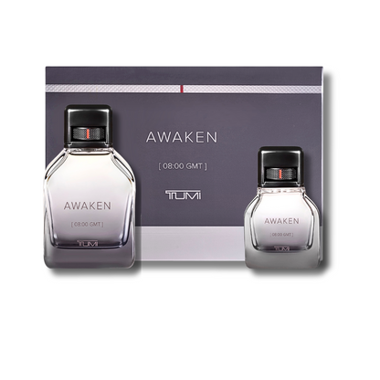 Tumi Awaken Gift Set Eau De Parfum 3.4FL.OZ & 1.0FL.OZ For Men