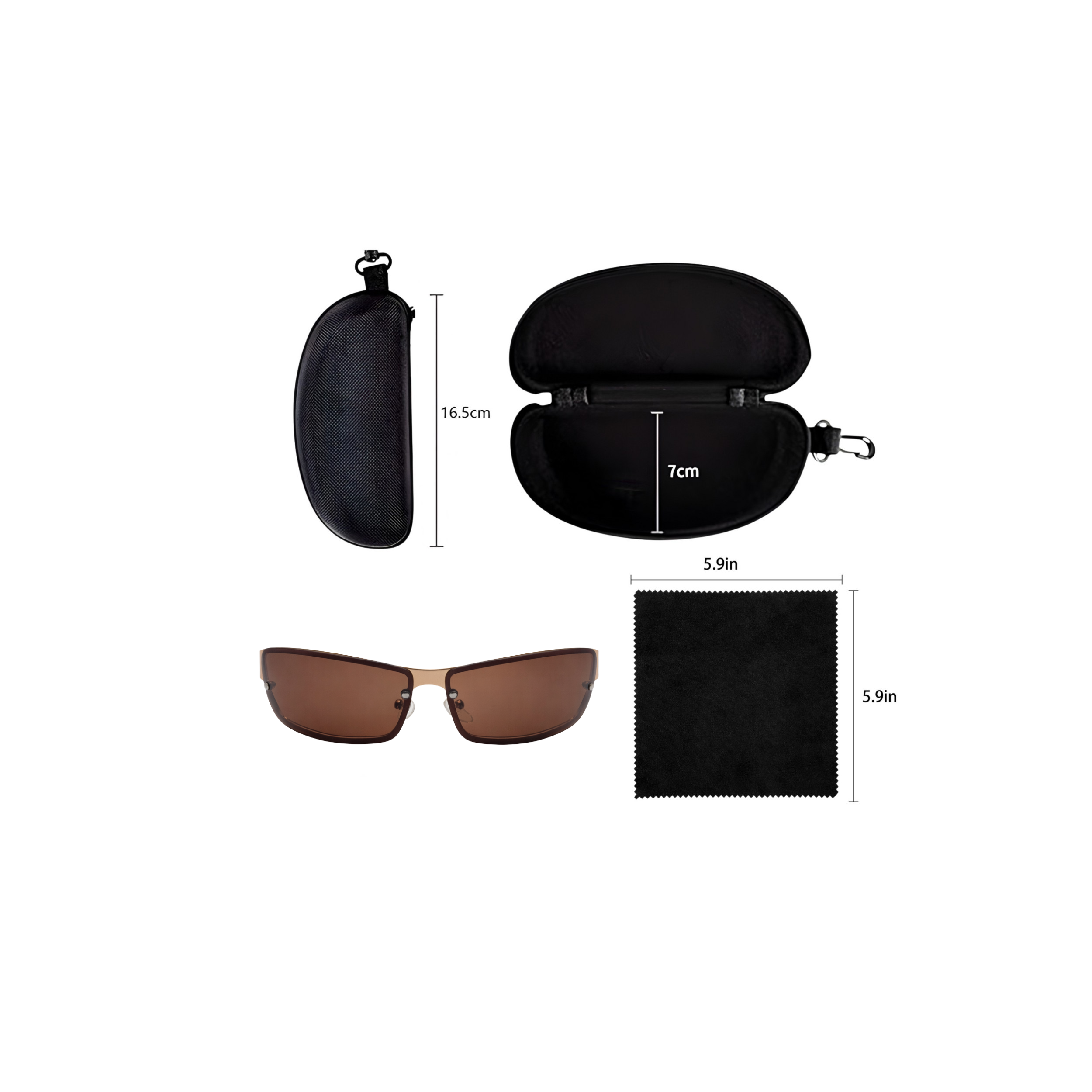 GAFAS DE SOL DEPORTIVAS MARRONES SUN118 J3165