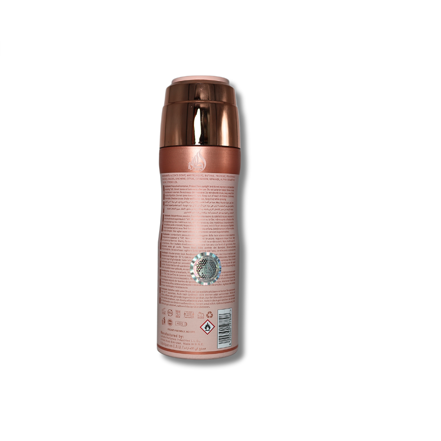 Lattafa Ameerat Al Aran Prive Rose Deodorant 6.67FL.OZ