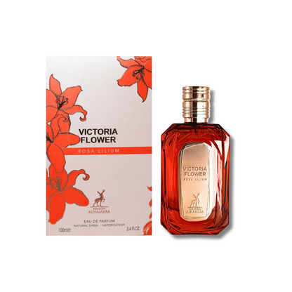 Maison AlHambra Victoria Flower Rosa Lilum Eau De Parfum 3.4FL.OZ