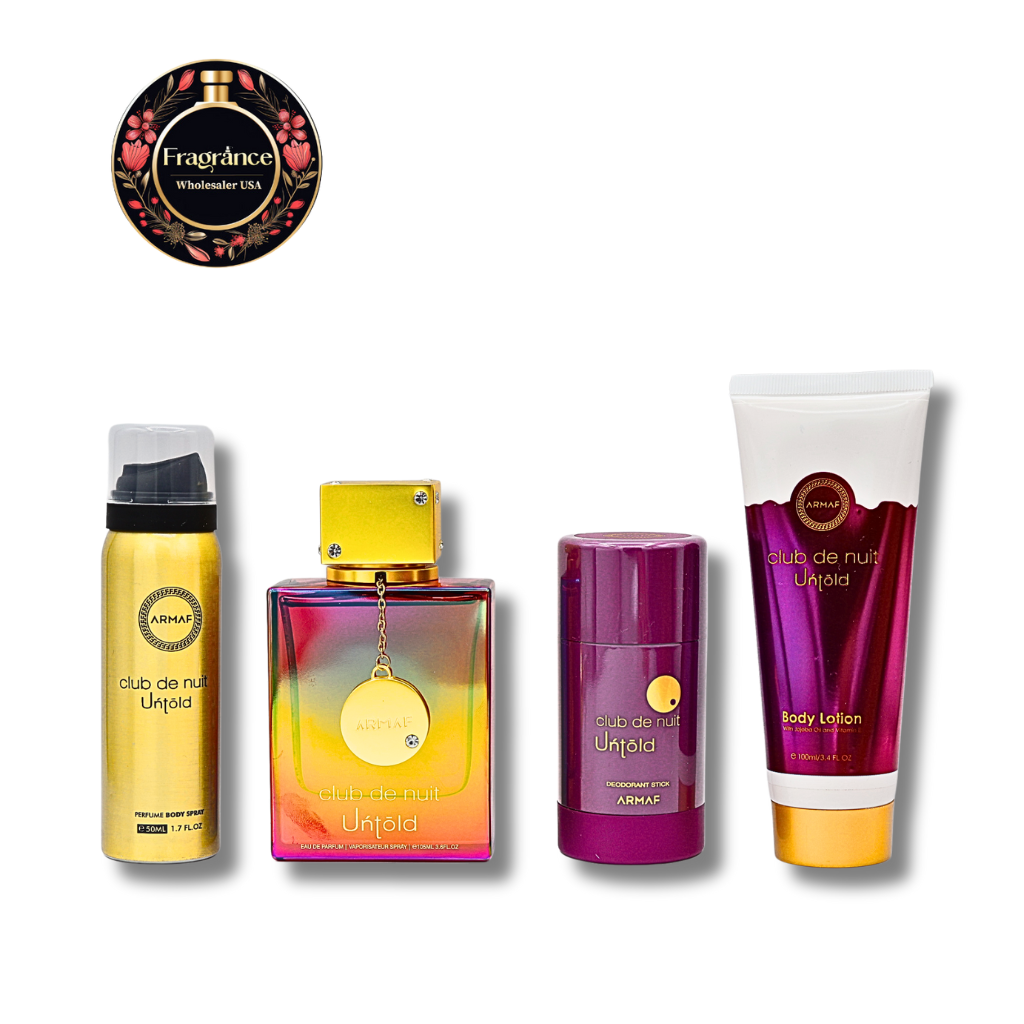 Armaf Untold Gift Set EDP 3.4, Spray 1.7, DEO 2.6, Lotion3.4FL.OZ