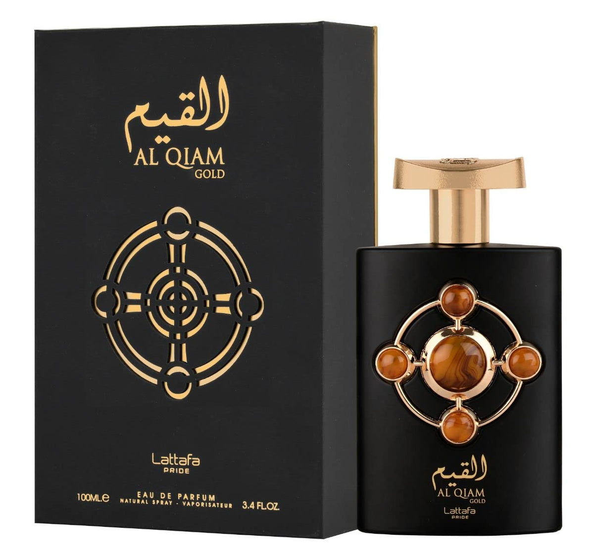 LATTAFA Pride Al Qiam Gold Eau De Parfum Spray 3.4Fl.OZ