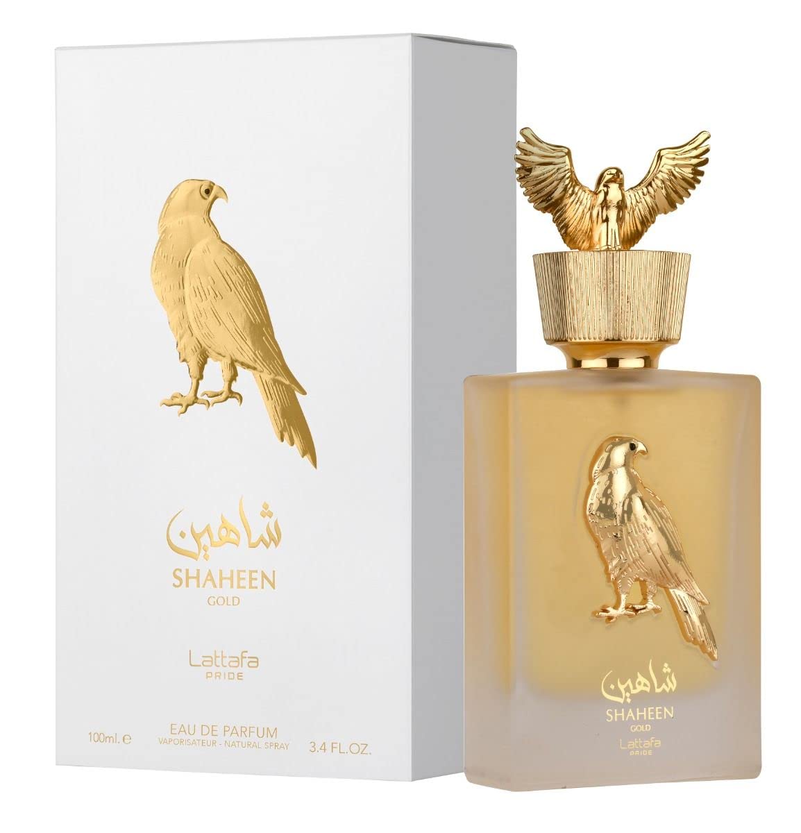 LATTAFA Shaheen Gold Eau De Parfum Spray 3.4FL.OZ