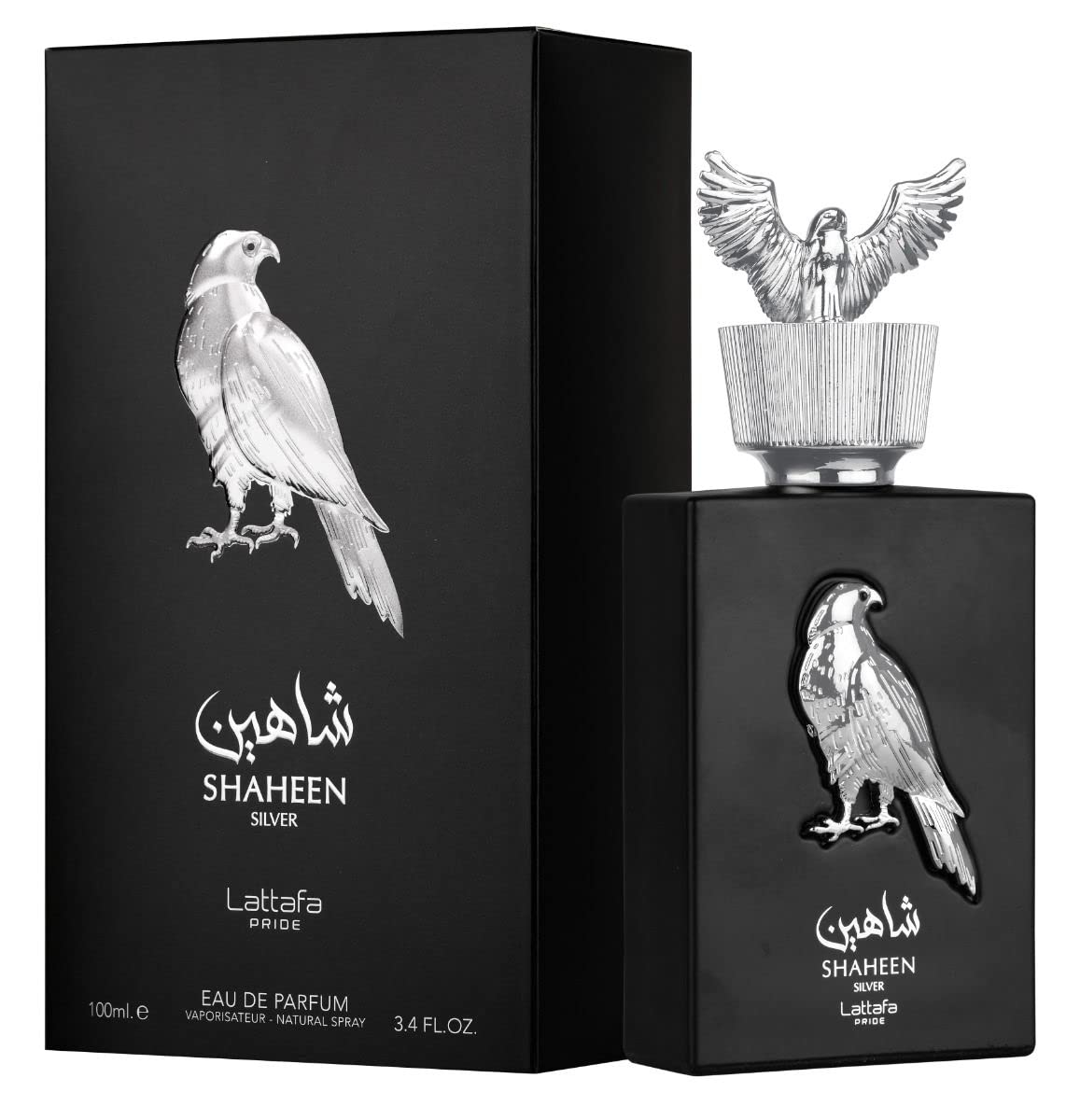 LATTAFA Shaheen Silver Eau De Parfum Spray 3.4FL.OZ