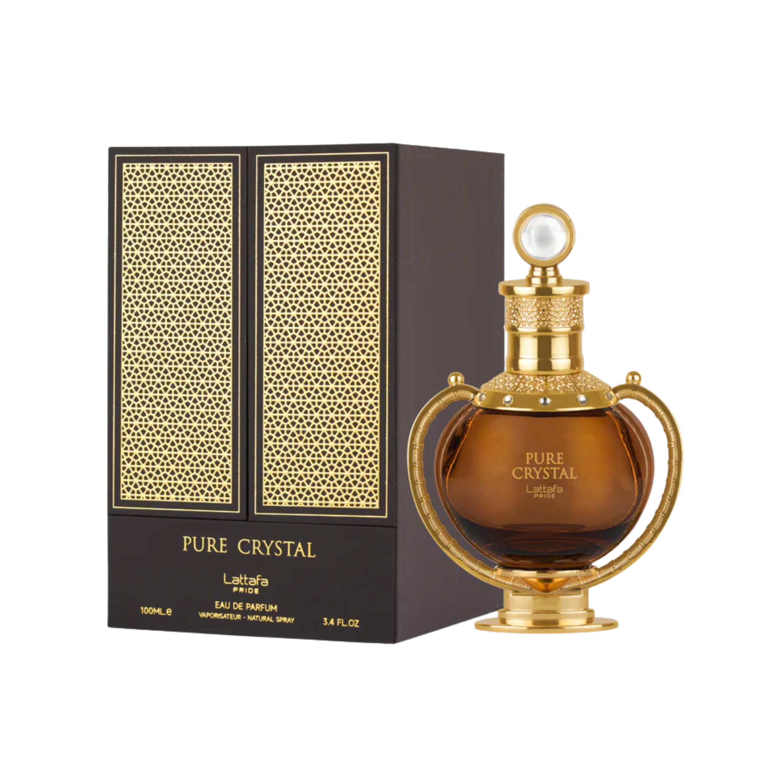 Lattafa Pride Pure Crystal Eau De Parfum 3.4FL.OZ