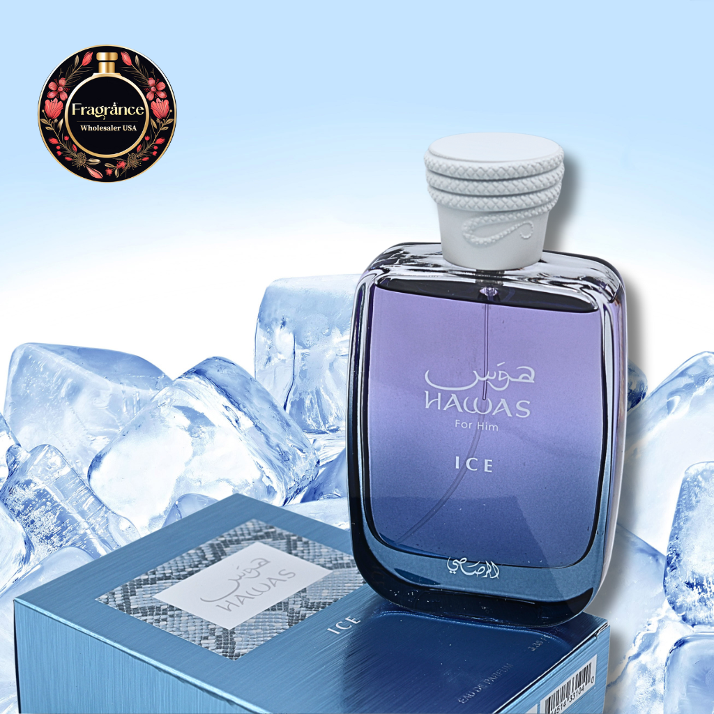 Rasasi Hawas Ice Eau de Parfum Spray 3.38 fl. oz. For Him
