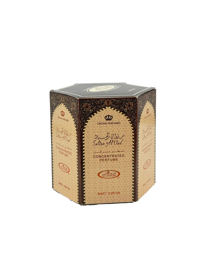 Al Rehab Sultan Al Oud Roll On Perfume 6Pcs x 0.2FL.OZ Unisex