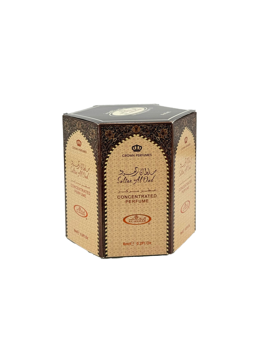 Al Rehab Sultan Al Oud Roll On Perfume 6Pcs x 0.2FL.OZ Unisex