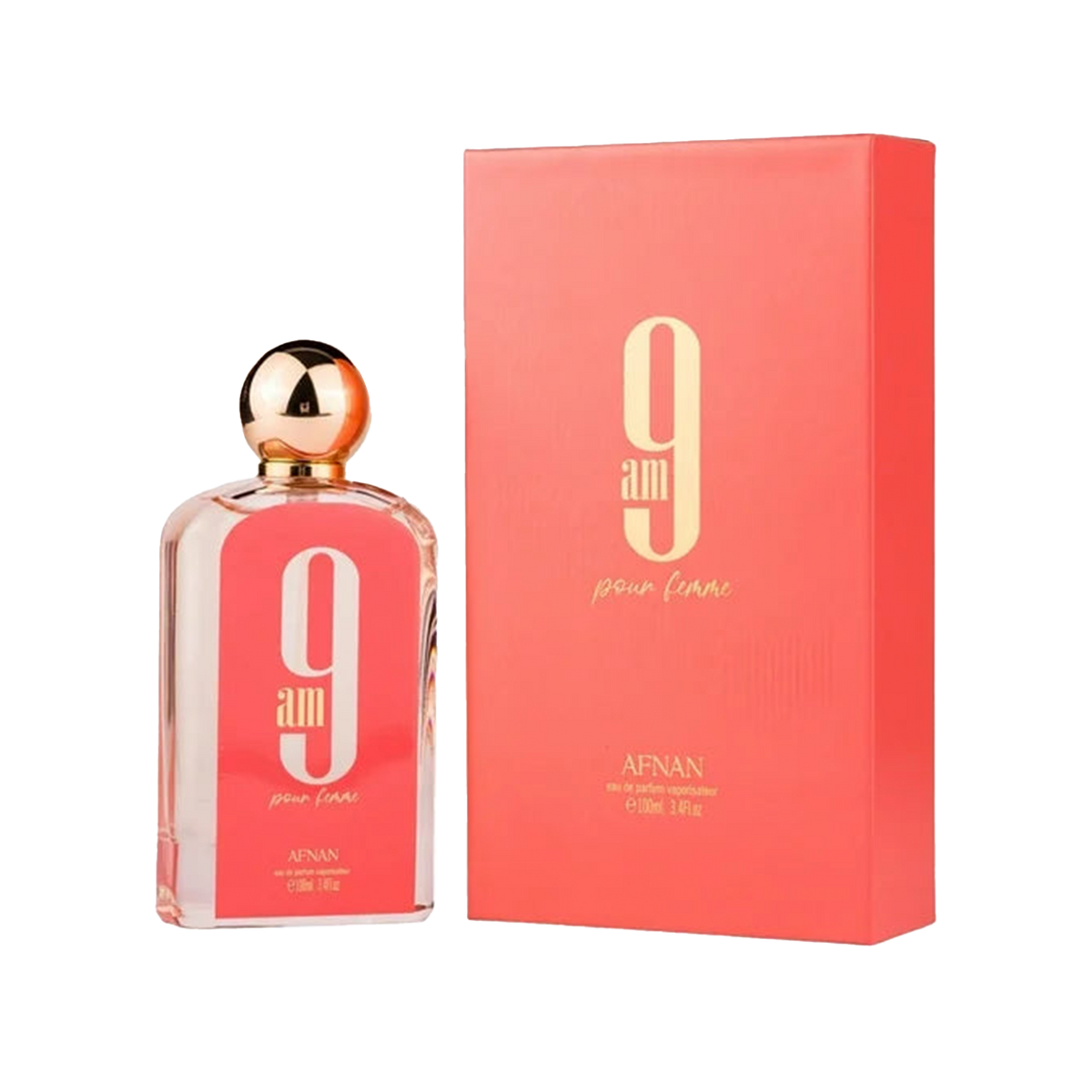 Afnan 9 Am Pour Femme Eau De Parfum Spray 3.4FL.OZ For Women