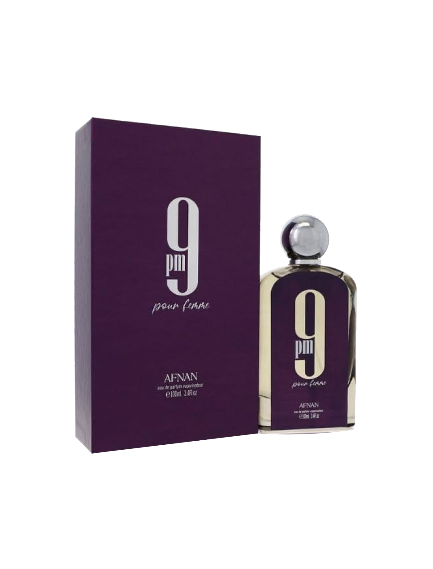 Afnan 9PM Pour Female Eau De Parfum Spray 3.4FL.OZ For Women