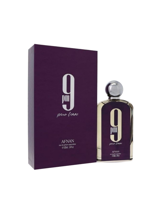 Afnan 9PM Pour Female Eau De Parfum Spray 3.4FL.OZ For Women