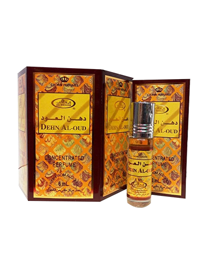 Al Rehab Dean Al Oud Roll ON Perfume 6Pcs x 0.2FL.OZ Unisex