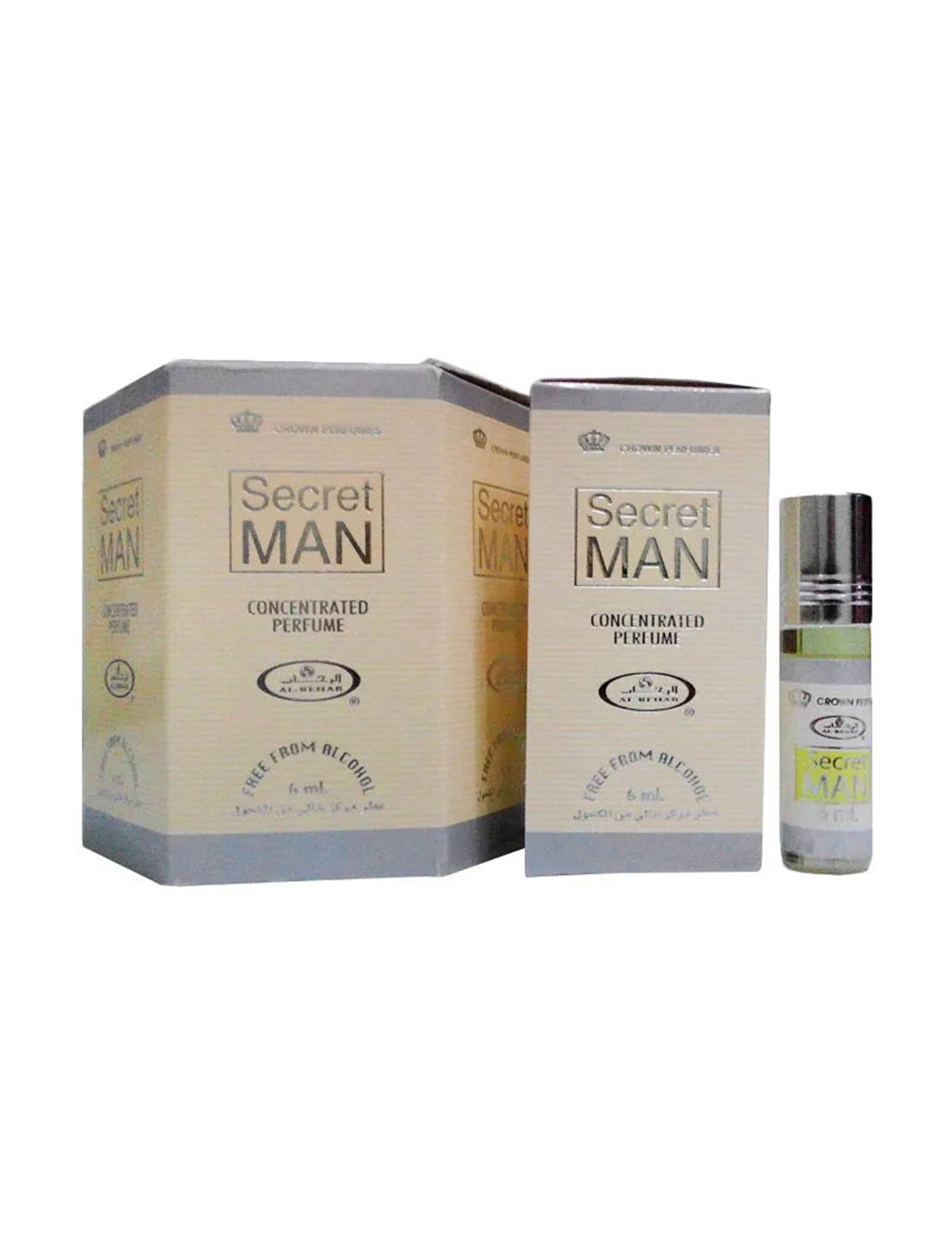 Al Rehab Secret Man Roll On Perfume 6Pcs x 0.2FL.OZ