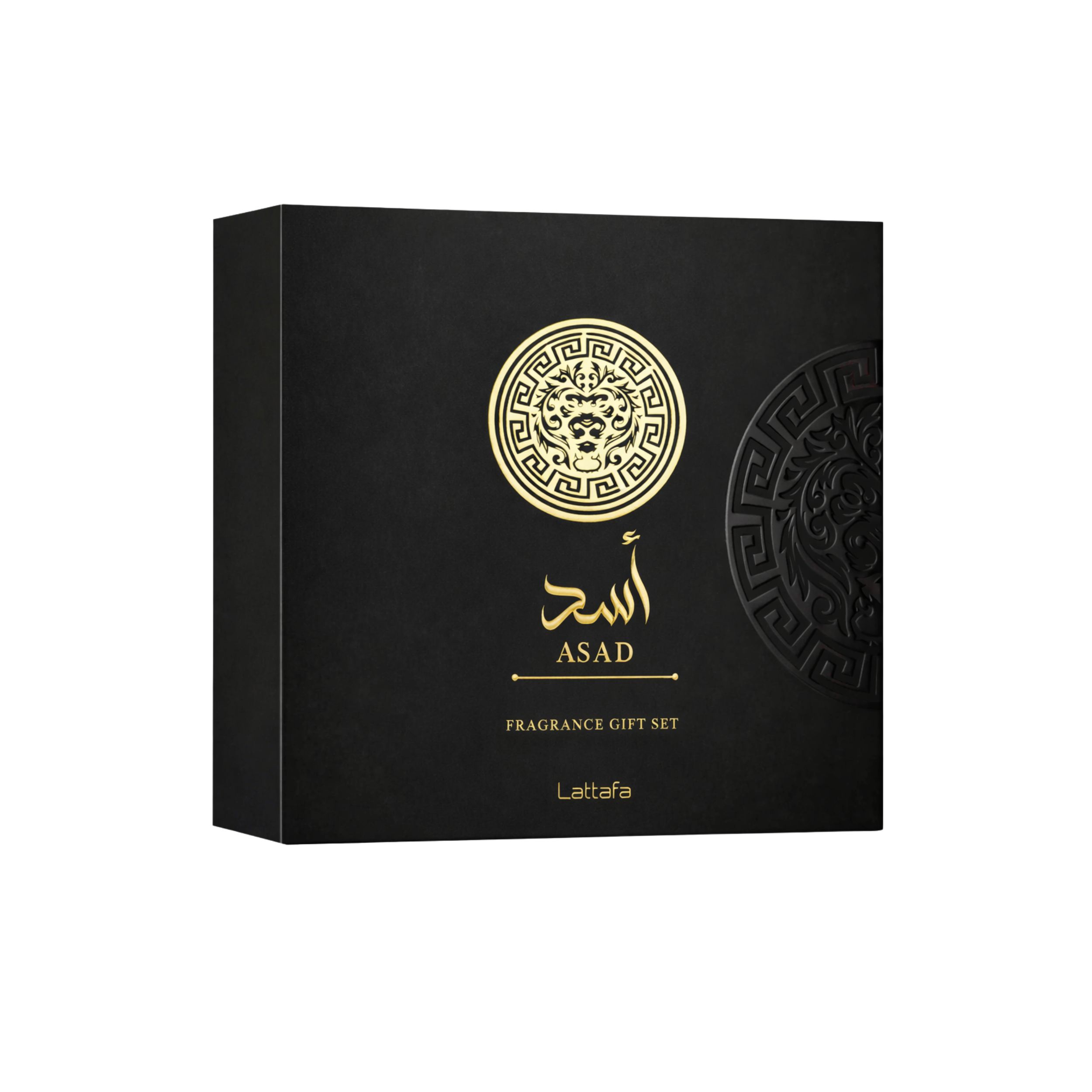 LATTAFA ASAD 3 PCS GIFTSET WITH 100ML EDP + 12ML TRAVEL SPRAY + 100ML SHOWER GEL