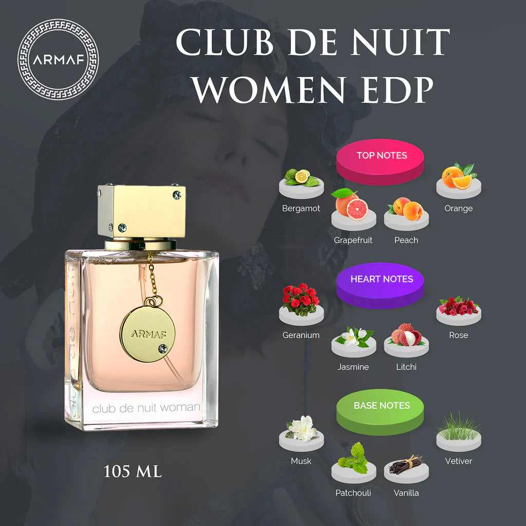 Armaf Club De Nuit Eau De Parfum 3.6FL.OZ For Women