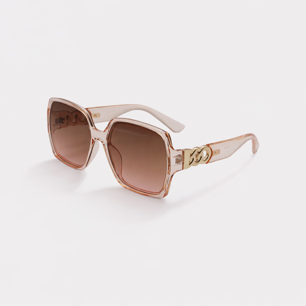 SQUARE LIGHT ROSE GOLD SUNGLASSES SUN179 F3134