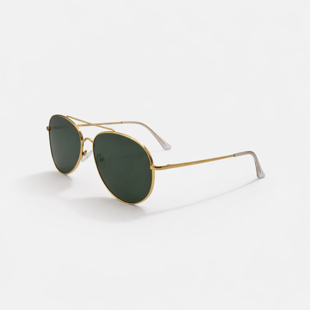 AVIATOR GREEN SUNGLASSES SUN158 J3044