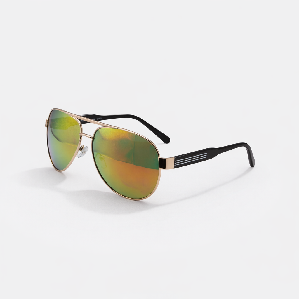 AVIATOR GOLDEN SUNGLASSES SUN155 J3167