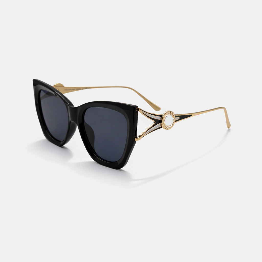 GAFAS DE SOL NEGRAS CON OJOS DE GATO SUN137 F3007