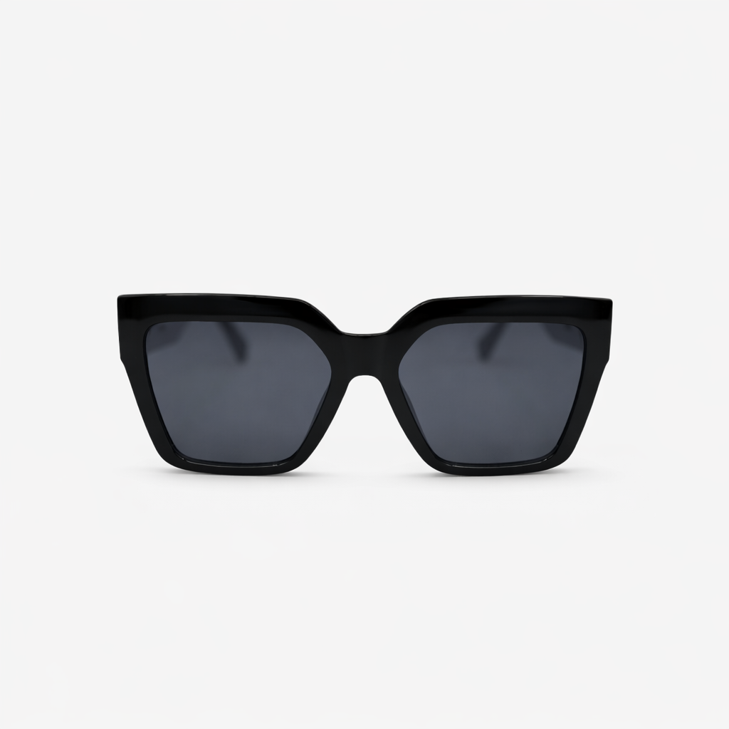 GAFAS DE SOL CUADRADAS NEGRAS SUN163 F3028