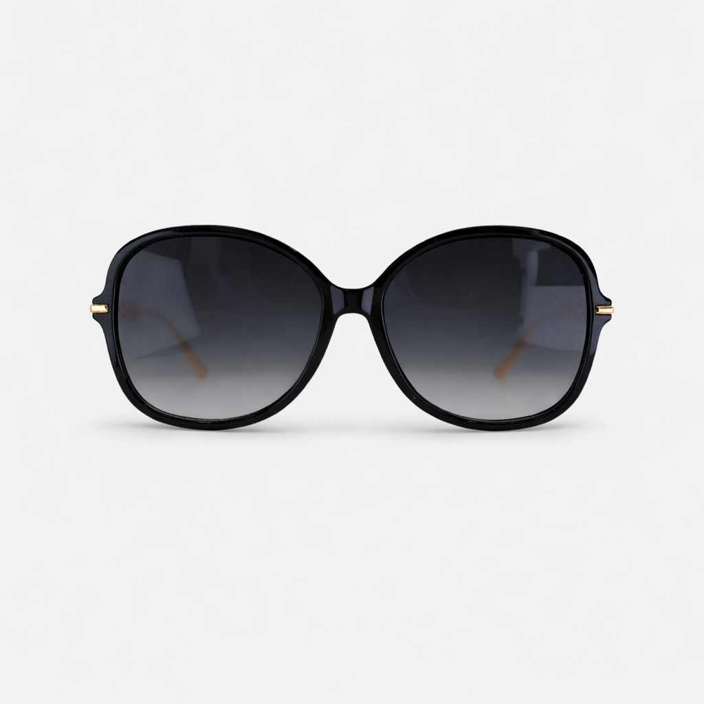 GAFAS DE SOL NEGRAS OVALADAS SUN142 F3009