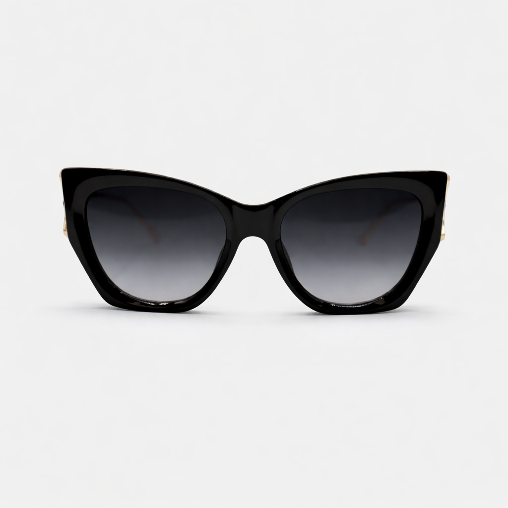 GAFAS DE SOL NEGRAS CON OJOS DE GATO SUN133 F3007