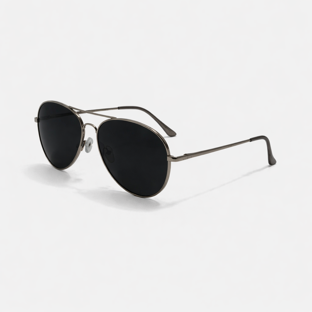 AVIATOR BLACK SUNGLASSES SUN131 J3039