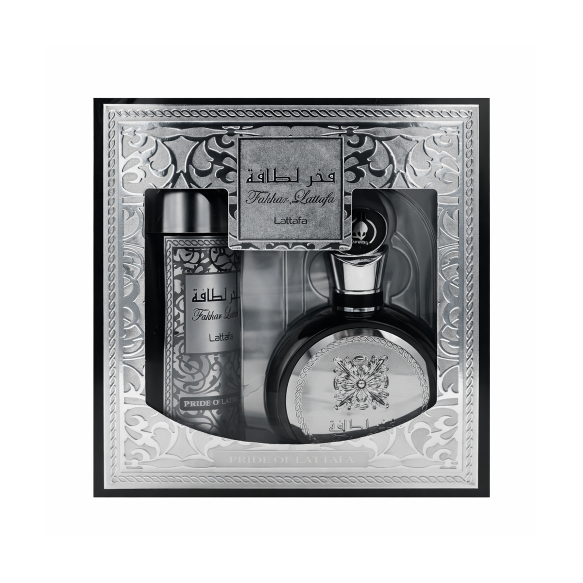 LATTAFA FAKHAR 2 PCS GIFT SET | 100ML EDP + 200ML PERFUME SPRAY LATTAFA FAKHAR 2 PCS GIFT SET | 100ML EDP + 200ML PERFUME SPRAY