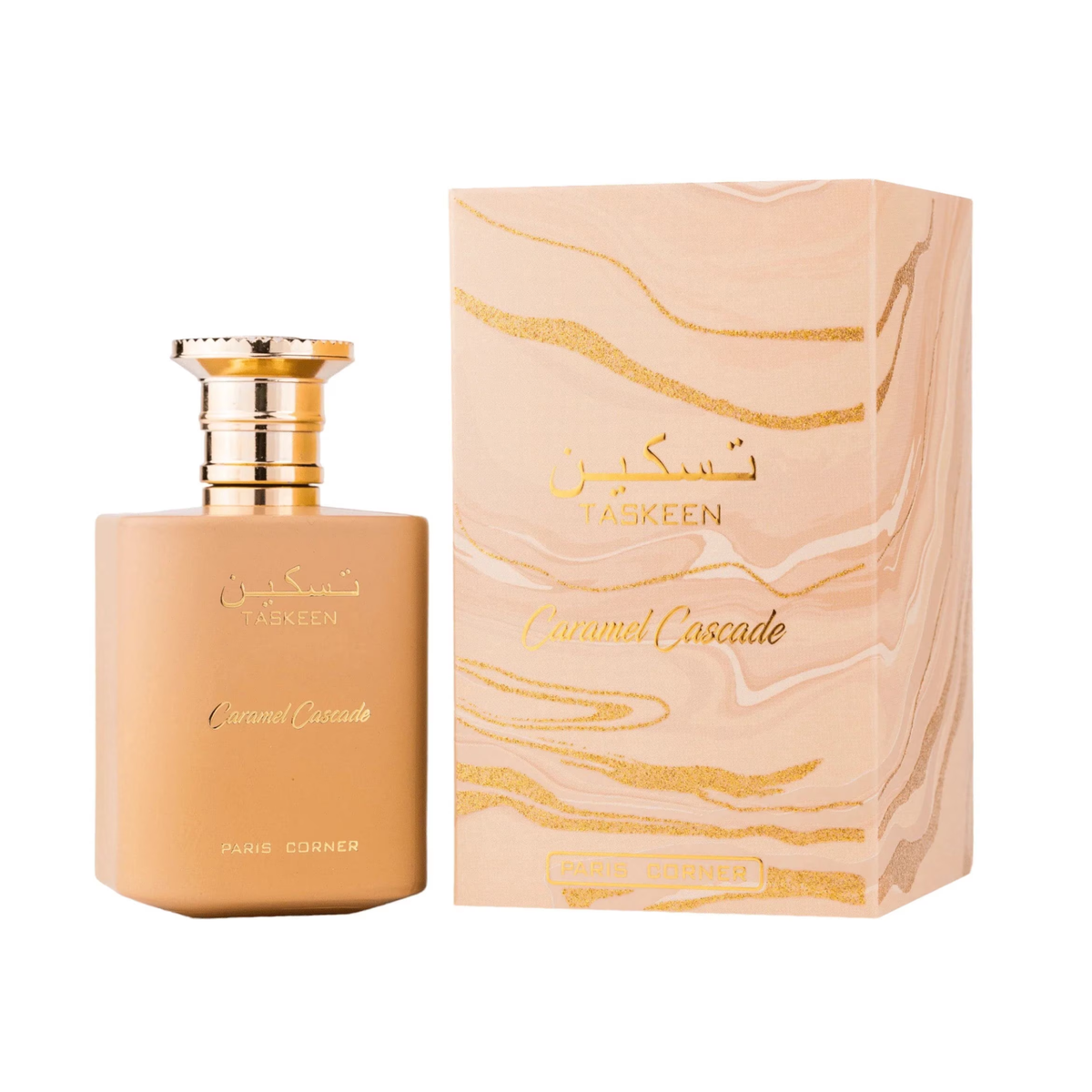 Paris Corner Taskeen Caramel Cascade Eau De Parfum 3.4FL.OZ | 100ML