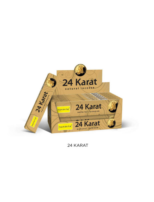 24 Karat Incense Sticks 15gm 12pack