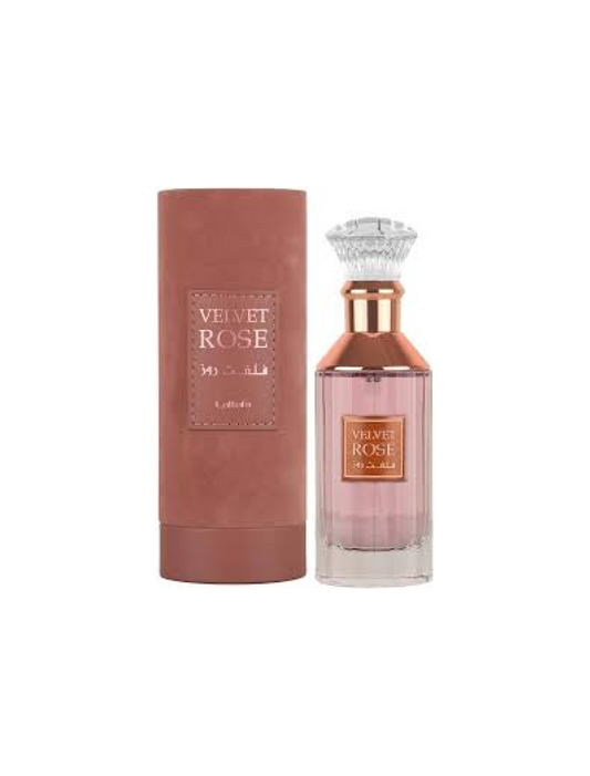 Lattafa Velvet Rose Perfume Spray 3.4FL.OZ Unisex