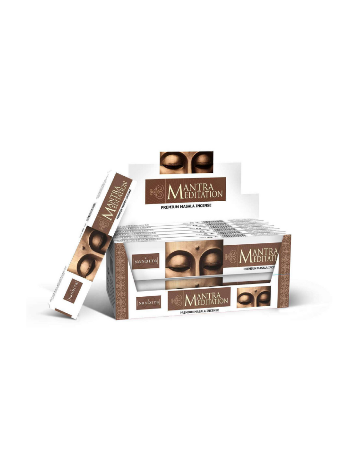 Nandita Mantra Meditation 15gm 12pack Incense Sticks