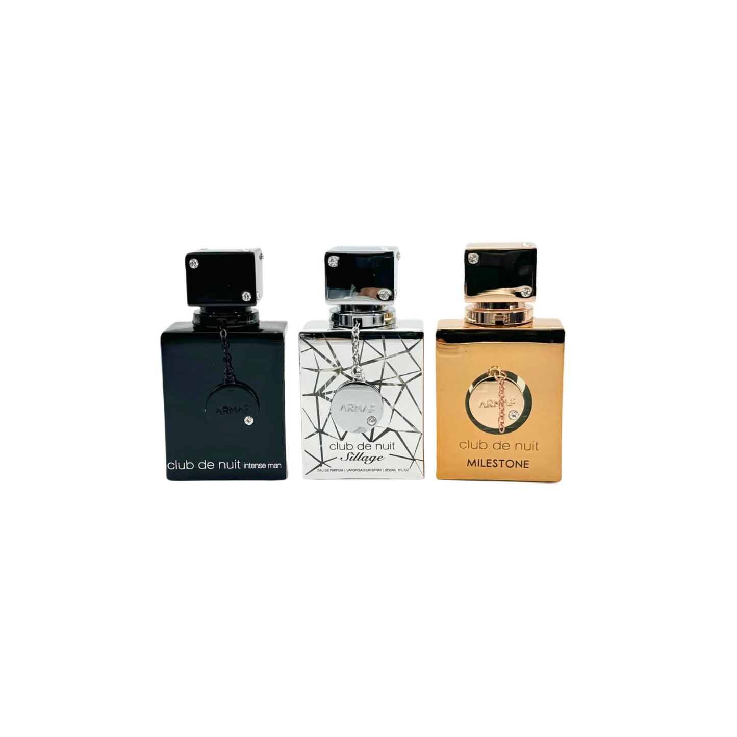 Armaf Club De Nuit (Intense Silage Milestn 3Pcs Parfum Gift Set) EDP 1FL.OZ