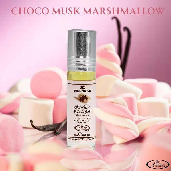 Al Rehab Choco Musk Marshmallow Concentrated Perfume Oil  0.2FL.OZ For Unisex
