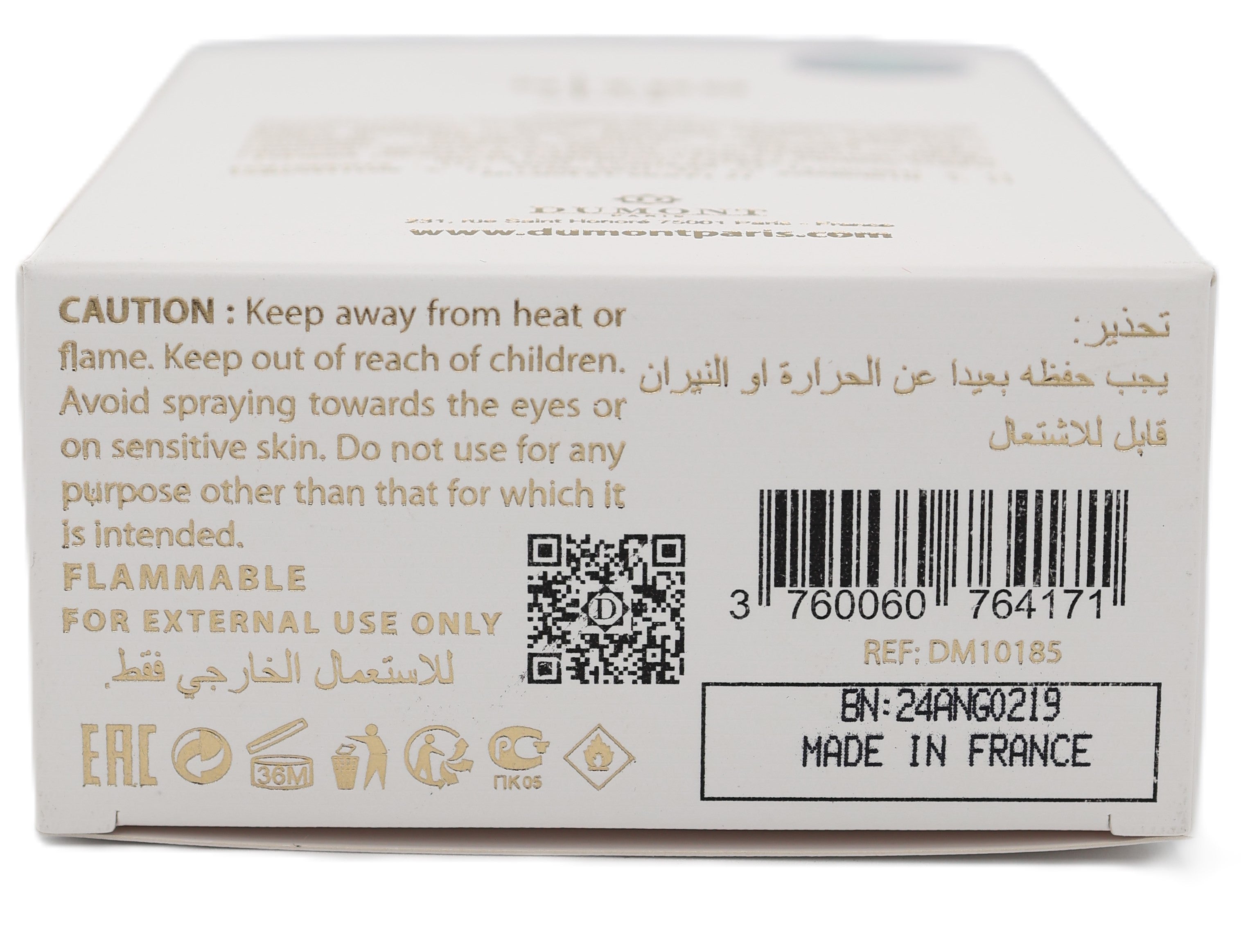 Dumont Nitro White Eau De Parfum Spray 3.4FL.OZ FOR MEN