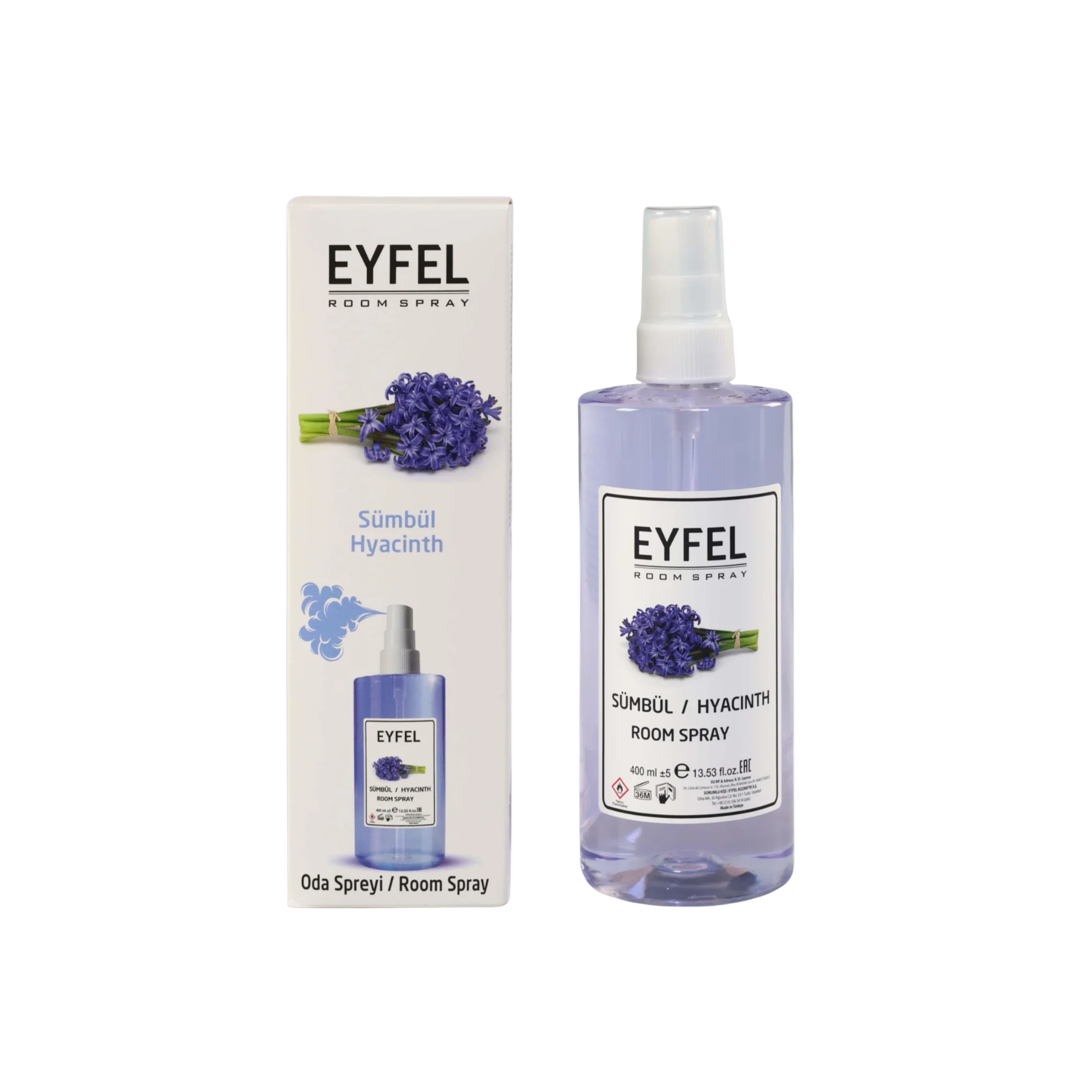 EYFEL SPRAY HABITACIÓN AROMA JACINTO (SÜMBÜL) 16.91Fl.OZ | 400ML