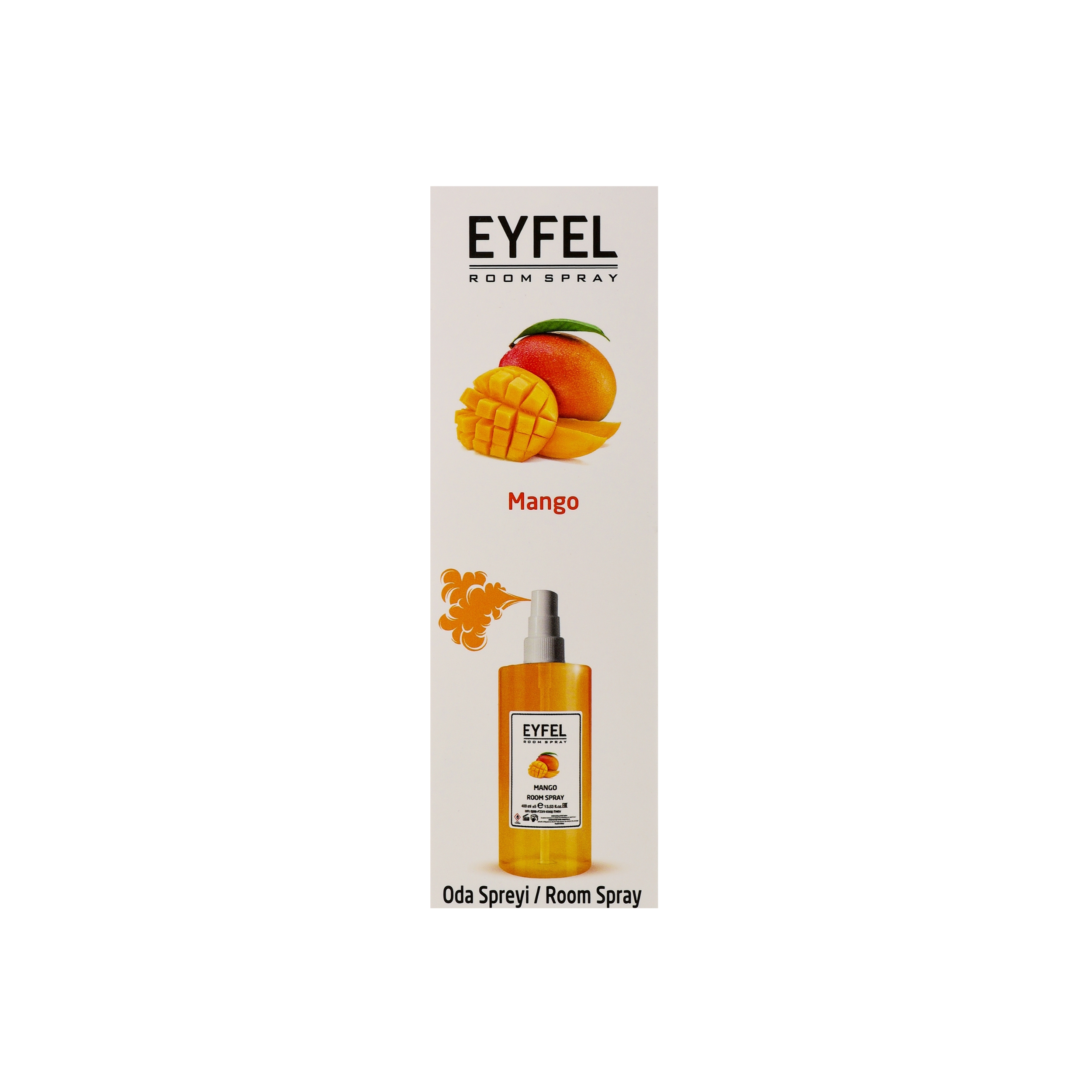 Ambientador en aerosol EYFEL con aroma a mango, 400 ml