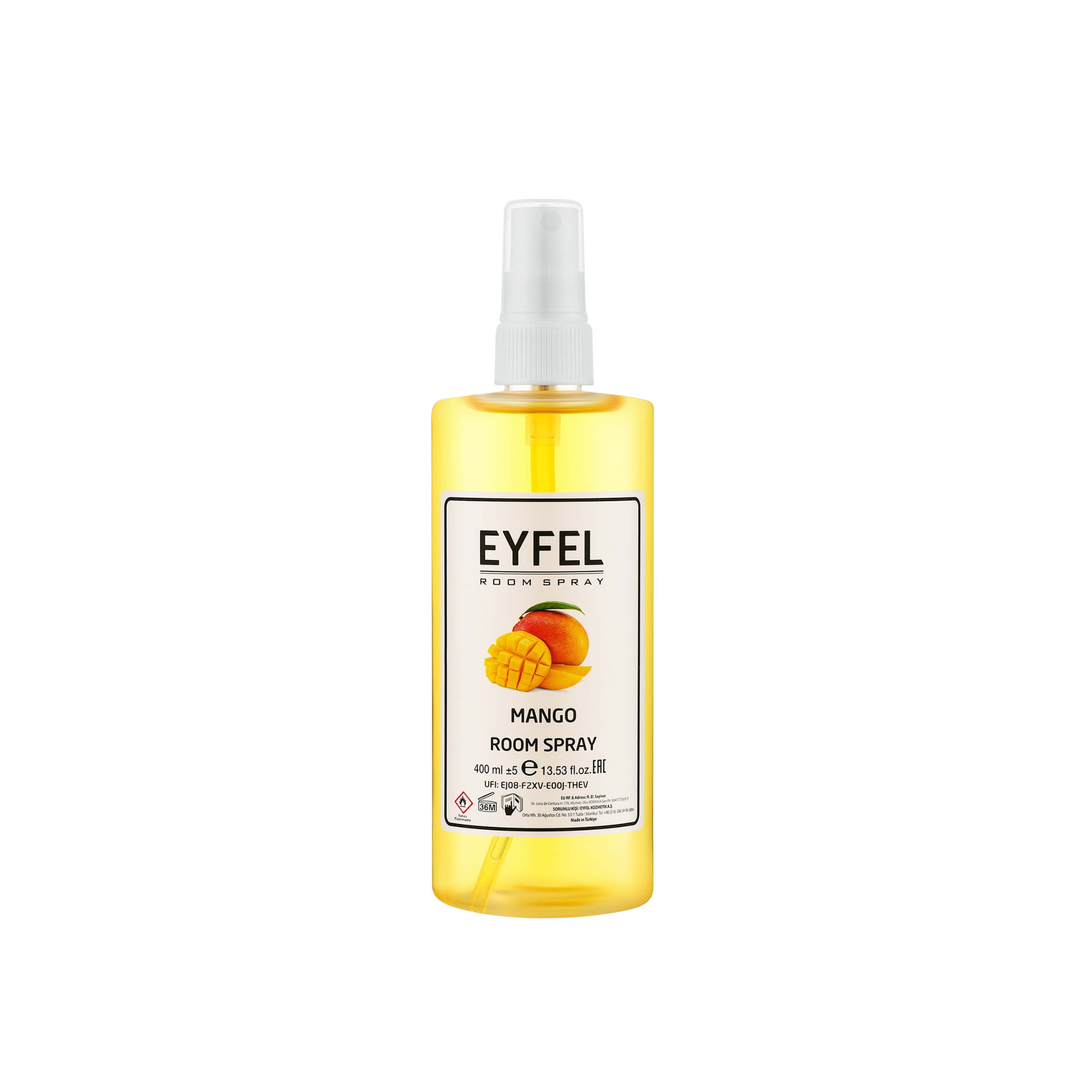 Ambientador en aerosol EYFEL con aroma a mango, 400 ml