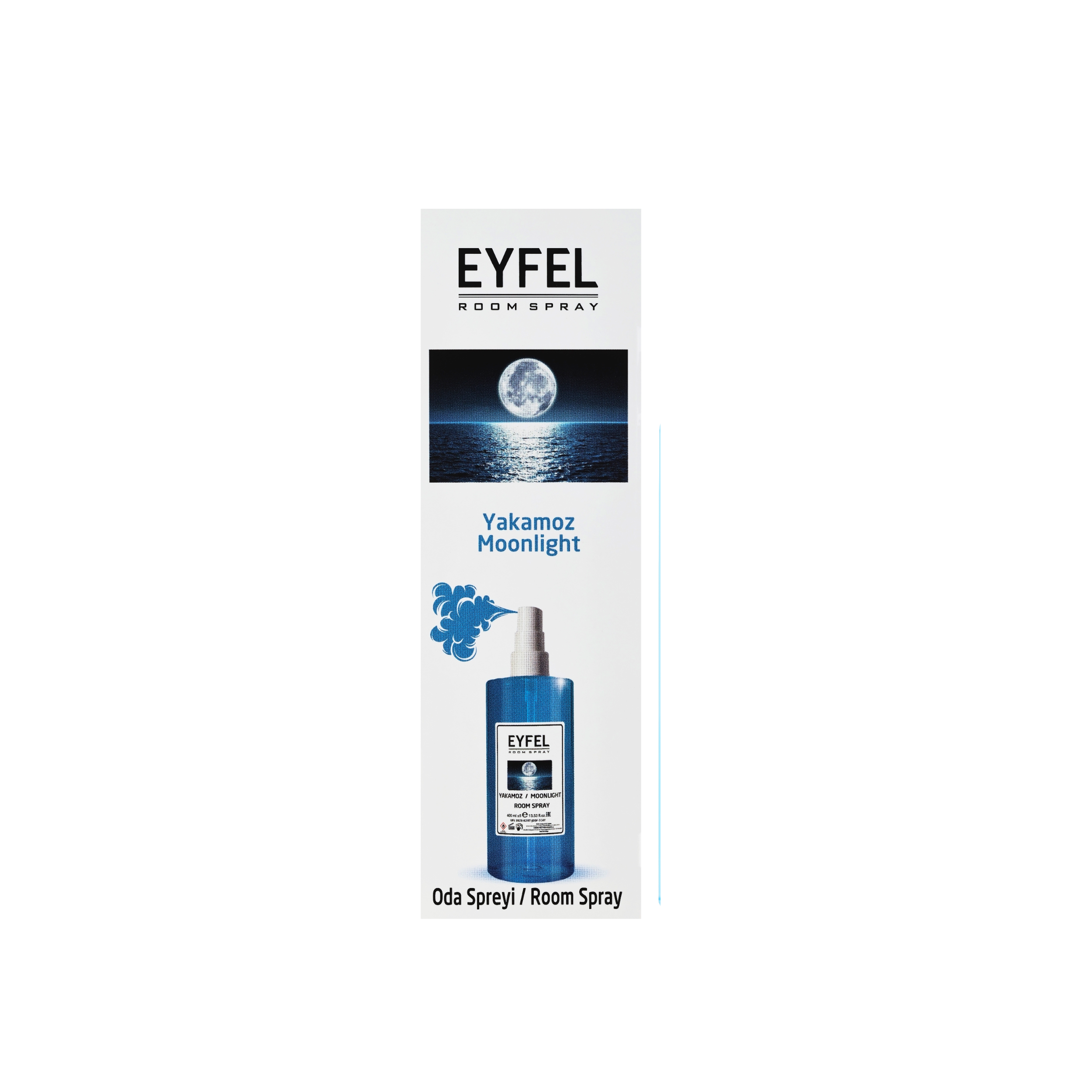 SPRAY DE HABITACIÓN EYFEL AROMA LUZ DE LUNA (YAKAMOZ) 13.53FL.OZ | 400ML