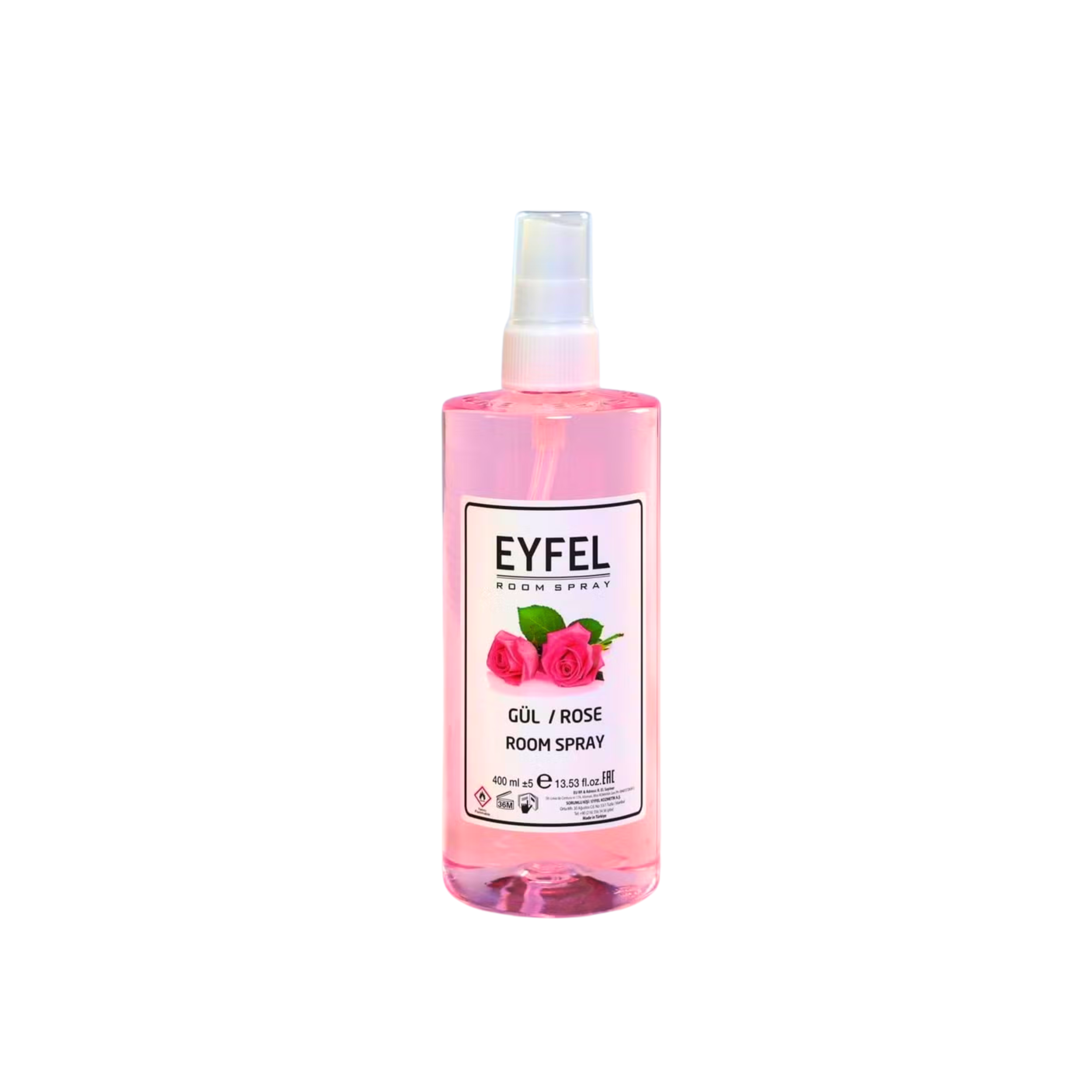 SPRAY DE AMBIENTE EYFEL AROMA A ROSA (GÜL) 400ML