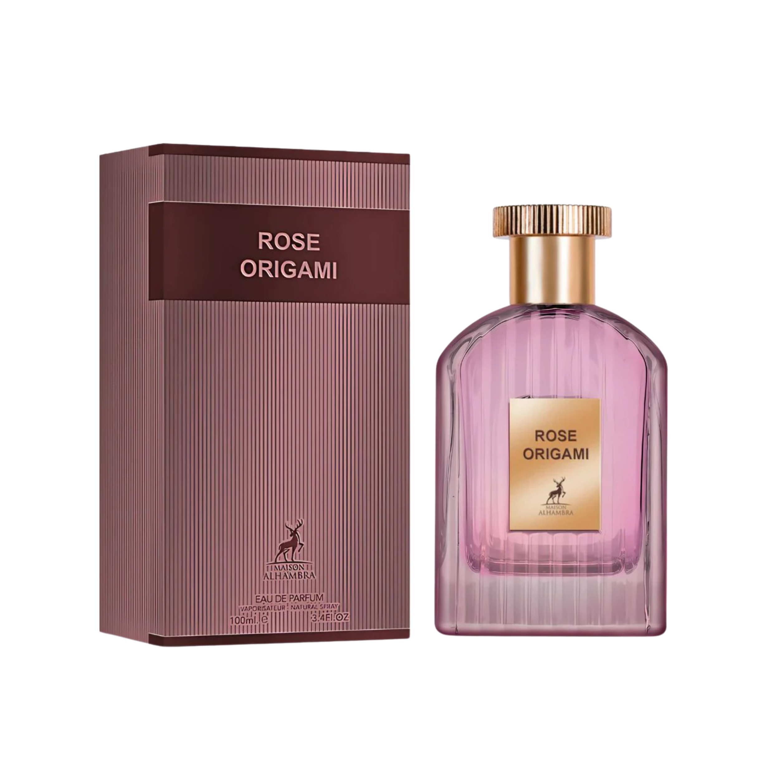 MAISON ALHAMBRA ROSE ORIGAMI EAU DE PARFUM 3.4FL.OZ | 100ML
